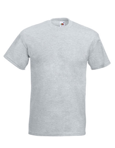 Gråmeleret t-shirts fra Fruit of the Loom